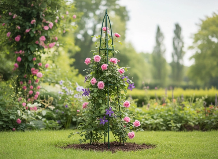 Structure en acier robuste avec revêtement par poudre