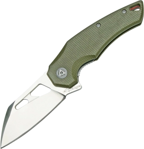 Couteau de poche pliant Fox Knives Atrax MOD Edge 8 cm micarta verte