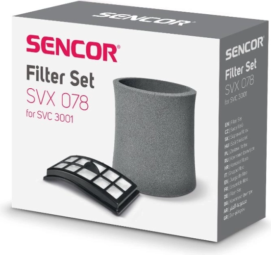Kit de filtres de rechange Sencor pour SVC 3001