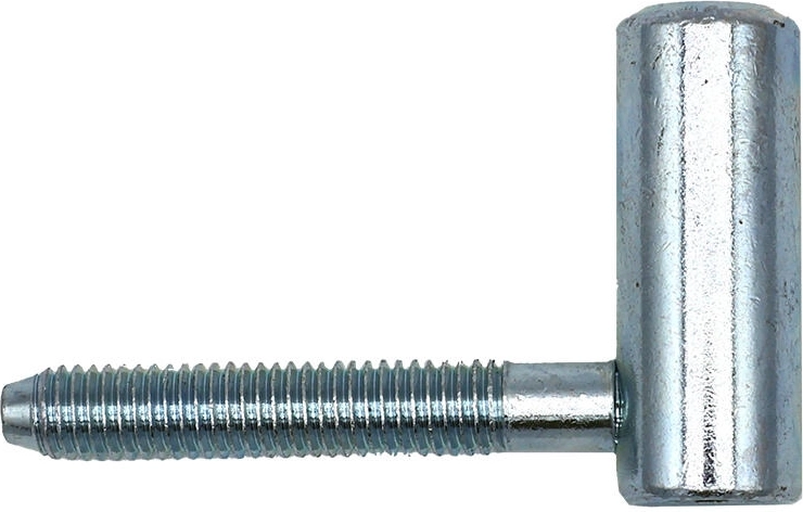 Partie supérieure de charnière de porte 80/10 M8, zinc bleu, 50 mm (10 pcs)