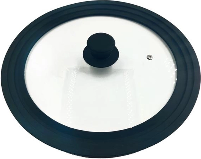 Couvercle universel en verre trempé avec valve 28–32 cm