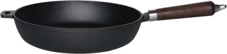 Poêle en fonte Kitchisimo 24 cm avec manche en bois