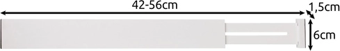 Longueur télescopique 42–56 cm