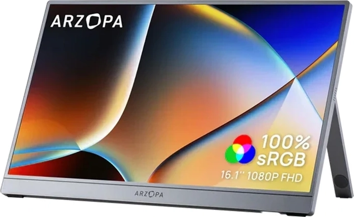 Moniteur portable Arzopa Z1C 16,1" Full HD 144 Hz IPS (gris)