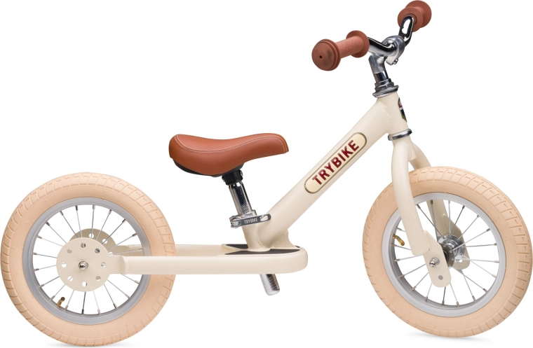 Trybike draisienne pour enfants – premier vélo d’équilibre, crème