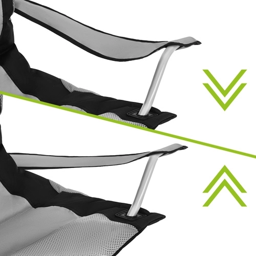 Accoudoirs réglables avec porte‑gobelet