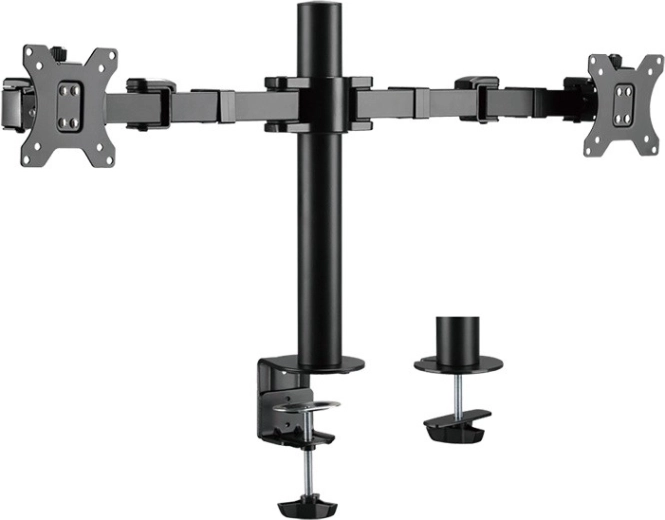 Support de bureau LogiLink pour deux moniteurs 17–32"