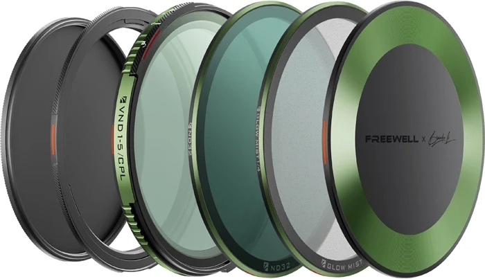 Ensemble de filtres variables ND/CPL Freewell Brandon Li 82 mm