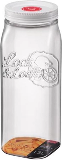 Boîte alimentaire LOCKnLOCK Square 1,3 l avec couvercle à vis
