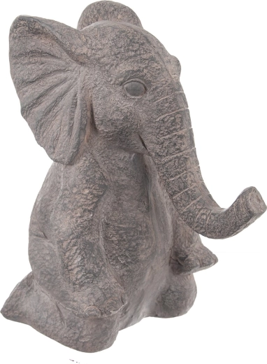 Statue décorative d’éléphant en polyrésine 49 cm
