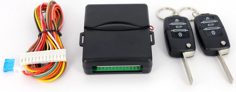 Kit de commande du verrouillage centralisé avec clé et télécommande