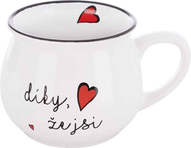 Tasse en céramique « Merci d’être là » 300 ml
