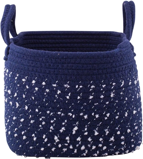 Panier de rangement tressé grenat 25 × 25 × 20 cm