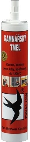 Mastic pour poêles 280 ml noir Den Braven