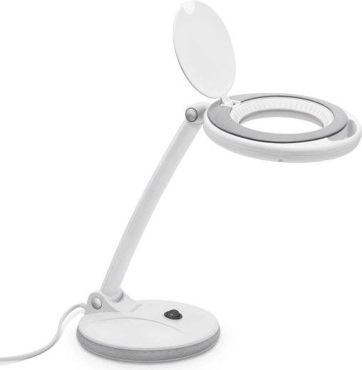 Lentille protégée et socle stable