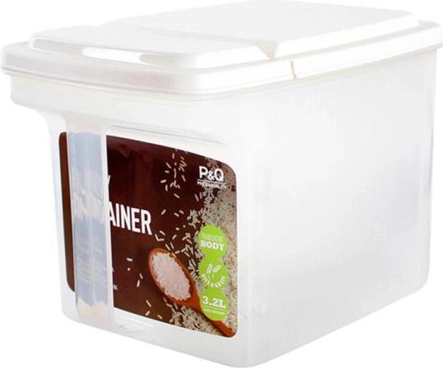 Boîte alimentaire avec couvercle doseur rabattable 3200 ml LOCKnLOCK