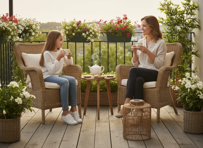 Ambiance détendue pour les espaces extérieurs