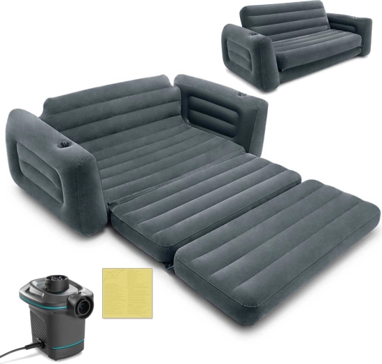 Canapé-lit gonflable Intex 2 en 1 avec pompe électrique