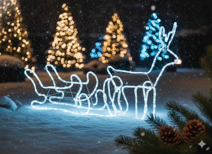 Blanc froid avec clignotement froid pour un effet « glacé »
