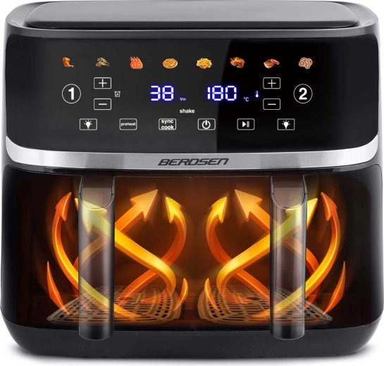 Flux d’air chaud puissant et 8 programmes