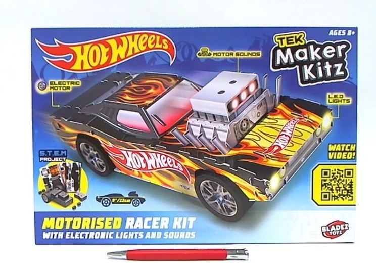 Hot Wheels Bladez Rodger Dodger – kit de construction avec lumières et son