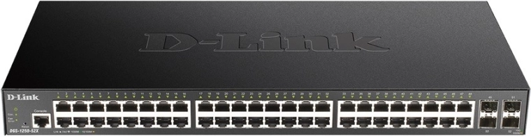 D-Link DGS‑1250-52X switch administrable gigabit 48× GE et 4× SFP+ 10G