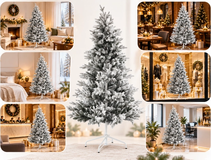 Une décoration de Noël pour différents intérieurs