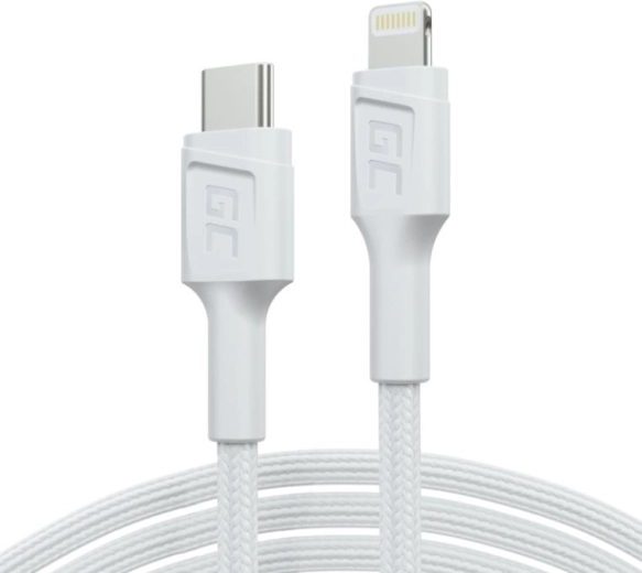 PowerStream câble USB‑C vers Lightning 1 m MFI, PD, blanc