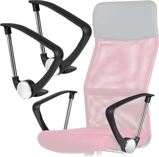 Accoudoirs noirs pour chaise Sydney – lot de 2 pièces