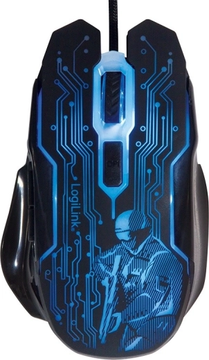 Souris USB de jeu 2400 DPI, noire