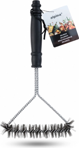 Brosse de nettoyage pour grille de barbecue à tête large