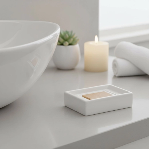 Céramique résistante en blanc pur