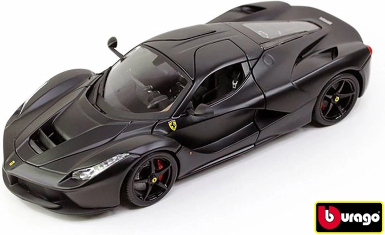 Bburago Ferrari LaFerrari noir mat 1:18