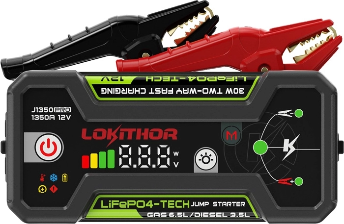 Booster de démarrage LOKITHOR J1350 Pro 25,6 Wh