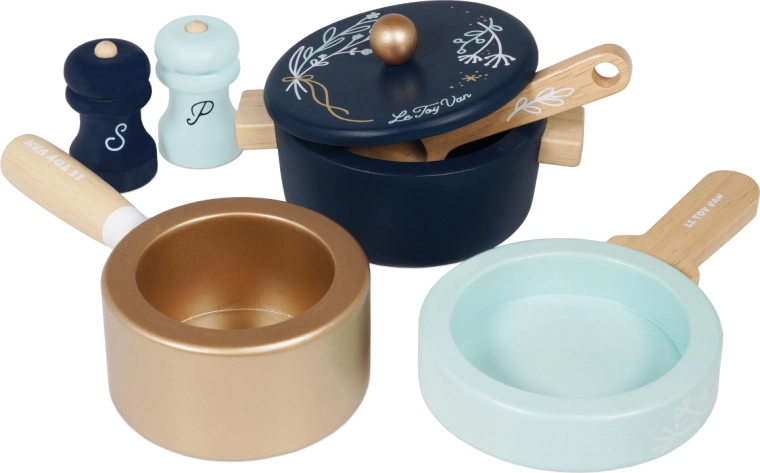 Set de casseroles en bois pour enfants Le Toy Van