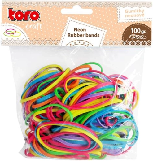 Élastiques néon pour cheveux et bracelets 100 g