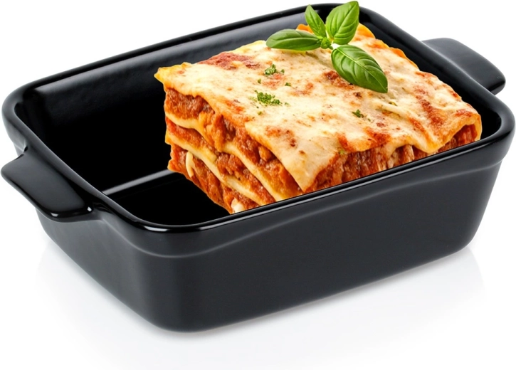 Plat à gratin en céramique noir 350 ml