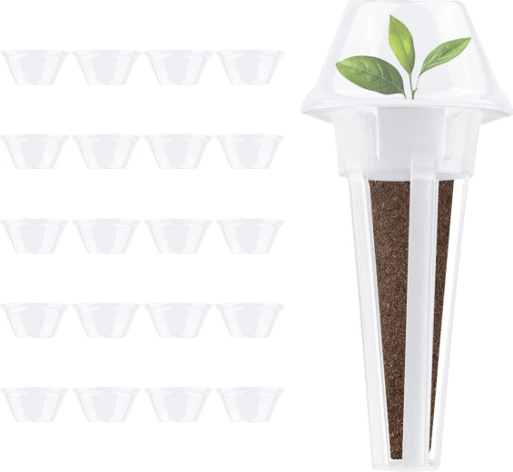 Couvercle transparent pour de meilleures conditions de germination