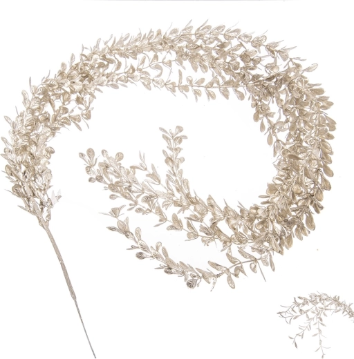 Guirlande décorative en plastique doré 88 cm (2 variantes)