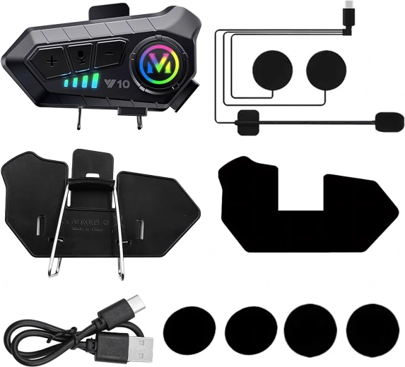 Casque Bluetooth pour casque de moto 5.3