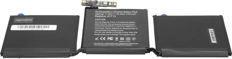 Conçue pour MacBook Pro 13" A1708
