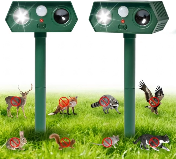 Répulsion efficace de différentes espèces d’animaux