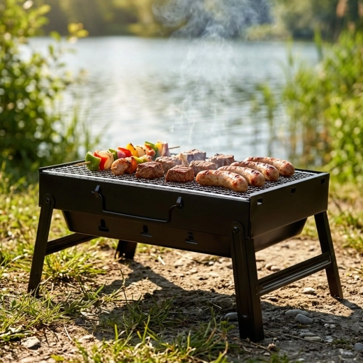 Grille chromée amovible pour un entretien facile