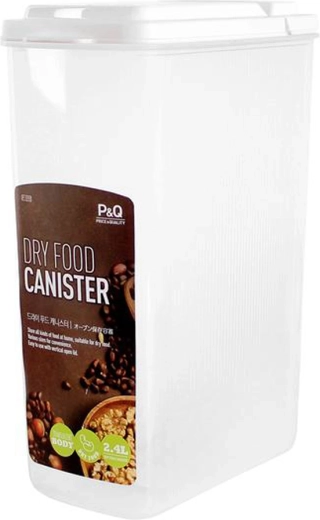 Boîte alimentaire avec couvercle doseur rabattable 2400 ml LOCKnLOCK