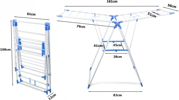 Structure pliable avec rangement compact