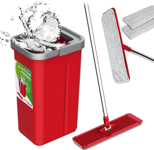 Balai plat avec seau et essoreuse GreenBlue MaxiClean