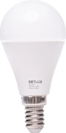 Ampoule LED Retlux miniG E14 4 W blanc lumière du jour