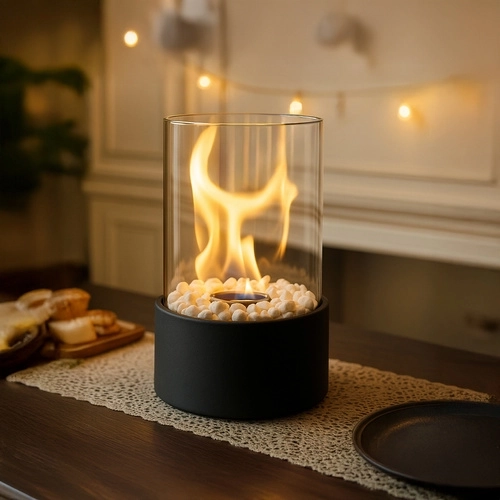 Flamme plus sûre grâce au verre de protection