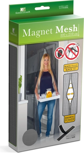 Moustiquaire de porte pour une ventilation confortable