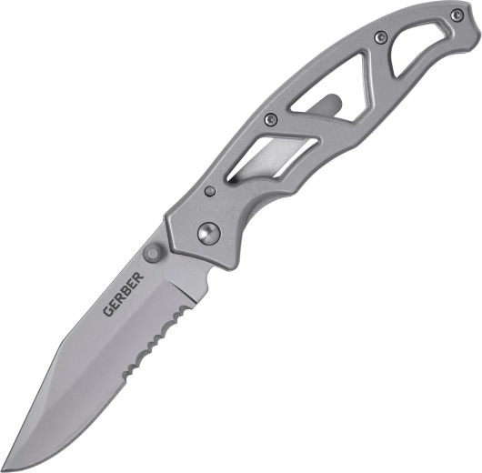 Couteau de poche Gerber Paraframe I à lame partiellement dentelée